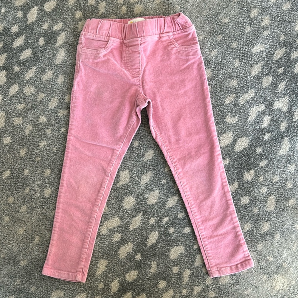 Pink Mini Boden corduroy pants 4T